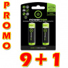 Batéria Ni-MH, AA nabíjacie, 1.2V, 2500mAh, Powerton, box, 10x2-pack, PROMO 2-pack 9+1 ZDARMA (18+2 AB004WPNAABV