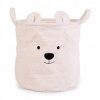 Kôš na hračky Childhome Teddy 40x40x40 cm biely