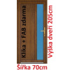 Soft Vchodové plastové dvere Rory 70x205 cm - Akce!