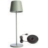Deko Light 620195 Canis akumulátorová stolná LED lampa 3.5 W teplá biela sivozelená; 620195