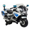 Elektrická motorka BMW policajná 1x12V motor strieborná