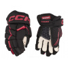 HOKEJOVÉ RUKAVICE CCM JETSPEED ​​680 JUNIOR BLK-RED 12