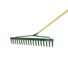 Strend Pro hrable záhradné kovové 18 zubé R101 s násadou 160 cm