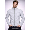 Max Original Leather Pánska kožená bunda 8066 white (5XL 66-68) - White - 5XL
