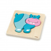 VIGA Dřevěné puzzle pro nejmenší Hroch