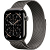 Apple Watch Series 11 Cellular 42 mm Bridlicový sivý titán s bridlicovo sivým milánskym ťahom MF8U4WF/A
