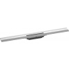 Hansgrohe RainDrain Flex - Lineárny sprchový žľab s roštom z nehrdzavejúcej ocele 800, ku stene, skrátiteľný, kefovaná nerezová 56051800