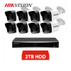 HIKVISION IP 8 KAMEROVÝ SET 4MPX BULLET 2TB