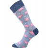 Lonka Woodoo Sólo Unisex trendy ponožky BM000002828600101372 vzor 13 / prasiatka 39-42 (26-28)