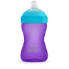 Hrnček s mäkkým náustkom Philips Avent. 9m+. 300ml. fialový SCF802/02