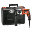 BLACK+DECKER Príklepová vŕtačka 1100W v kufri KR1102K