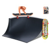 Skateboard 9,5 cm kov s rampou