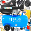 Olejový kompresor Baug B3420, 24 l, 8 bar