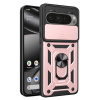 Techsuit – CamShield Series odolný obal na Google Pixel 10 Pro XL – ružovo-zlatý