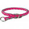 TRIXIE Obojek Cavo stahovací fuchsie/grafit M-L:43-51cm/18mm