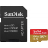 SanDisk Extreme PLUS microSDXC 64GB 200MB/s + ada. SDSQXBU-064G-GN6MA
