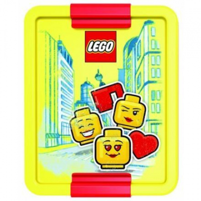 LEGO® Iconic Girl box na desiatu žltá / červená