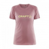 CRAFT CORE Essence Logo W růžová 1911785-743000 M; Růžová triko