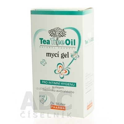 Dr. Müller Tea Tree Oil UMÝVACÍ GÉL na intímnu hygienu 1x200 ml, 8594009625637