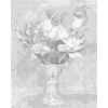ZUTY Bodkovanie - TULIPÁNY (PIERRE-AUGUSTE RENOIR) Rámovanie: vypnuté plátno na rám, Rozmer: 40x50 cm