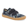 Barefoot detské plátenky Froddo - Canvas grey futbal