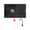 Sinks ULTIMA 790 Granblack + ELASTA čierná matná