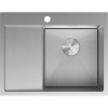 Mexen Exar nerezový drez 1-komorový s odkvapkávačom pravý 620 x 480 mm, inox HC - 6432621005P-01HC