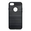 Silikónové puzdro Forcell Carbon pre Motoroloa Moto E6 Play čierne