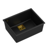 Quadron granitový drez DAVID 50 Black