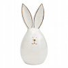 Keramický zajačik AURIC BUNNY 14 cm biely