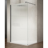 Gelco VARIO BLACK jednodielna sprchová zástena na inštaláciu k stene, sklo nordic, 1100 mm SPH GX1511-06