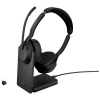 Jabra Evolve2 55 UC Stereo Headset otvorená (On Ear) Bluetooth, 25599-989-889, stereo, čierna, Potlačenie hluku; 25599-989-889