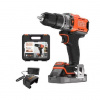 BLACK+DECKER Náradie - 18V AKU vŕtačka s príklepom, 1x aku 2,0 Ah Li-Ion, nabíjačka BCD383D1XK-QW