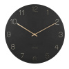 Karlsson 5762BK dizajnové nástenné hodiny, pr. 40 cm