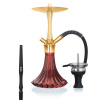 Vodná fajka Aladin MVP A36 Gold-Ruby Red 46cm