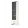 Halmar LIMA W-1 vitrína, biela/biela