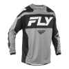 dres F-16, FLY RACING - USA 2025 (šedá/černá/bílá) L