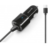 Aligator nab. do auta USB-C s USB TCH 2,4A černá CHA0025