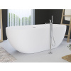 AQUATEK CINDY 1700 170 x 81cm vaňa voľne stojaca, liaty tvrdený kameň, matná biela, VANACINDY1700