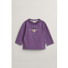 TRIČKO GANT ARCHIVE SHIELD LS T-SHIRT BORDEAUX PURPLE