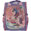 Školní aktovka 3D dívčí se zpevněnými zády - jednorožec s ušima
