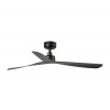 FARO Barcelona | FARO 34196 - Stropný ventilátor ROCKER M pr. 132 cm čierny + diaľkové ovládanie | 34196