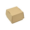 Papierový box na hamburger, malý, rozmer 13x13cm, vlnitá lepenka (50ks)