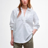 Barbour Cecile Relaxed Tunic Shirt — White - 8/36