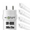 SADA 4x LED trubicových světel 120cm 18W 2880lm 4000K