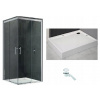 Sprchový kút - NOVELLINI CABINA KALI AH 70x90 Sprchová vanička CITY SIPHON (Sprchový kút - NOVELLINI CABINA KALI AH 70x90 Sprchová vanička CITY SIPHON)