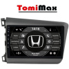 TomiMax Honda Civic Android 14 autorádio s WIFI, GPS, USB, BT HW výbava: 8 Core 4GB+64GB PX HIGH