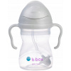 Fľaša na vodu so slamkou B.Box 240 ml čučoriedka BB00501 (B.box inovatívny hrnček bidonu s napätou slamou)