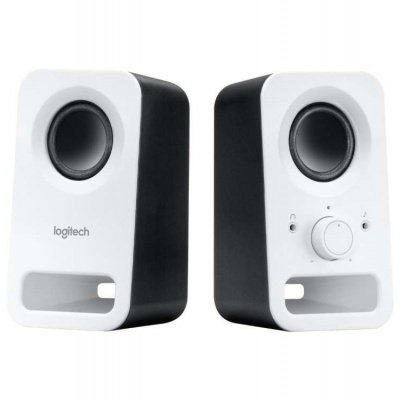 Logitech repro Z150 Multimedia Speakers/ 2.0/ 3W/ 3.5mm jack/ Snow White-bílý (980-000815)