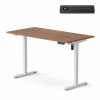 BalanzaDesk START Eukalyptus- biela podnož, elektrický výškovo nastaviteľný stôl Veľkosť stolovej dosky stola START: M - 115x80cm